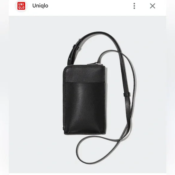 Uniqlo Bags Uniqlo Womens Faux Leather Wallet Mini Shoulder